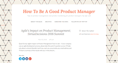 Desktop Screenshot of goodproductmanager.com